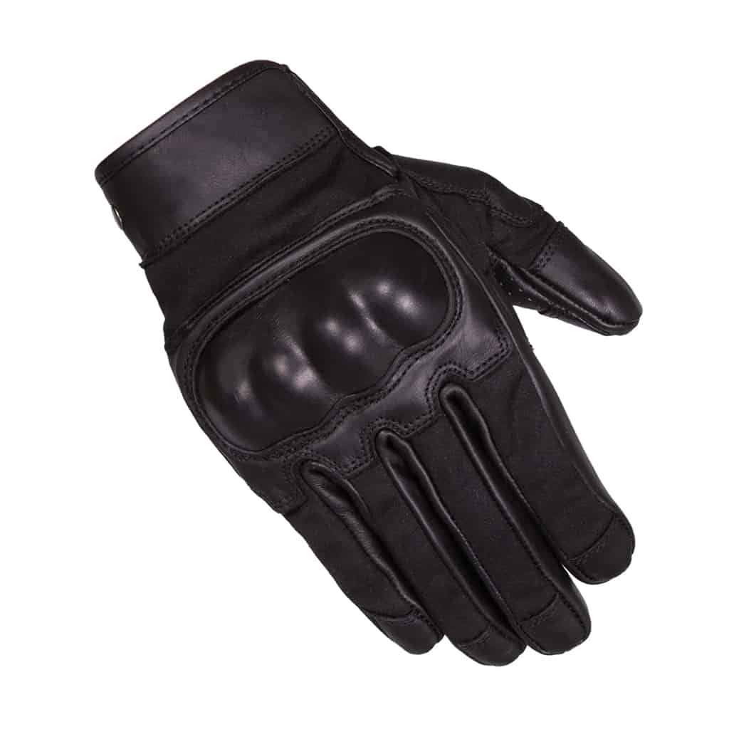 Merlin Glenn motorcycle gloves in black