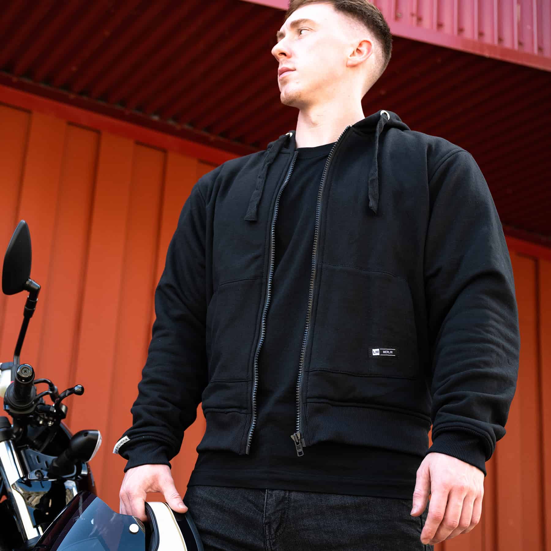 Merlin Hamlin hoodie in black