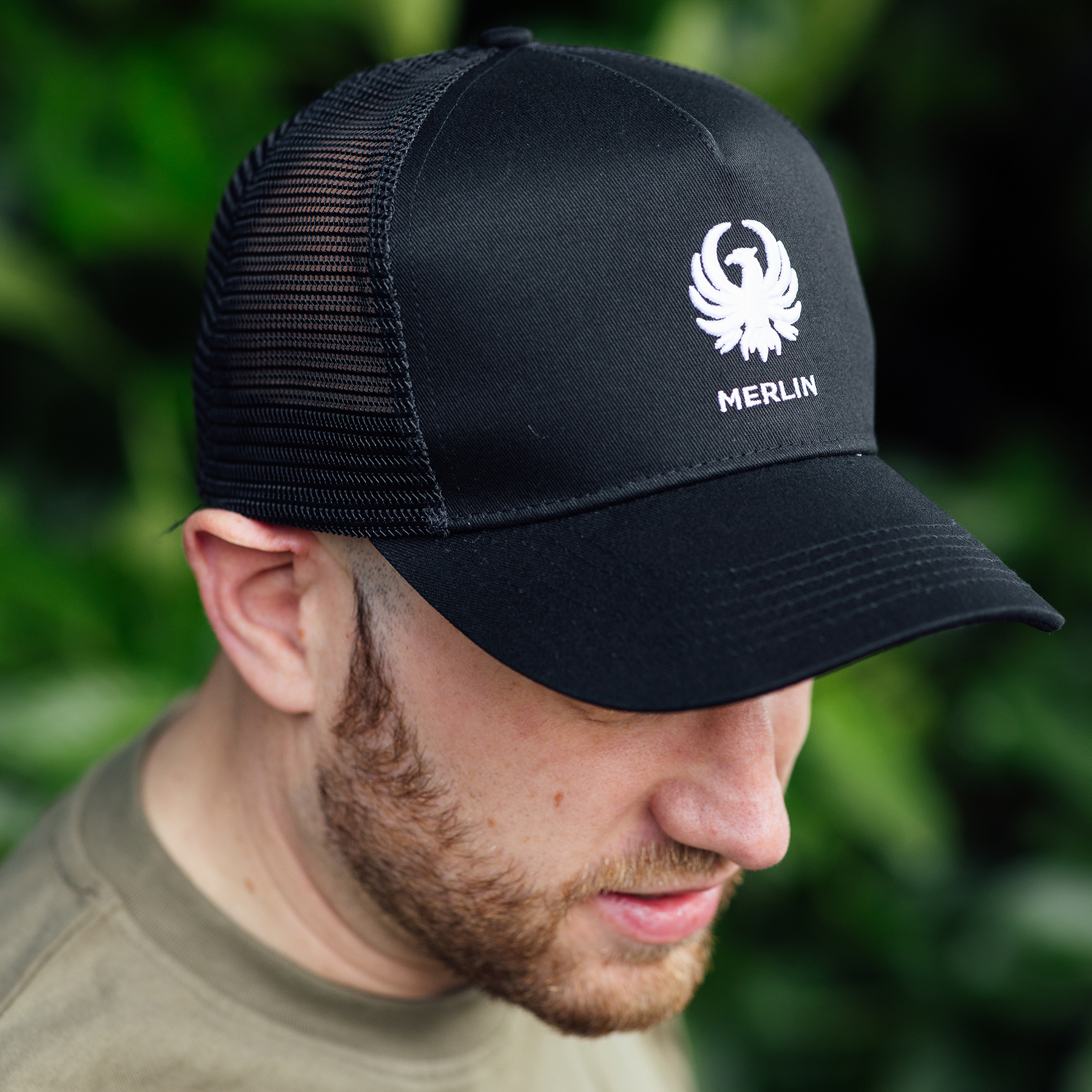 Merlin Burford Trucker Cap Black