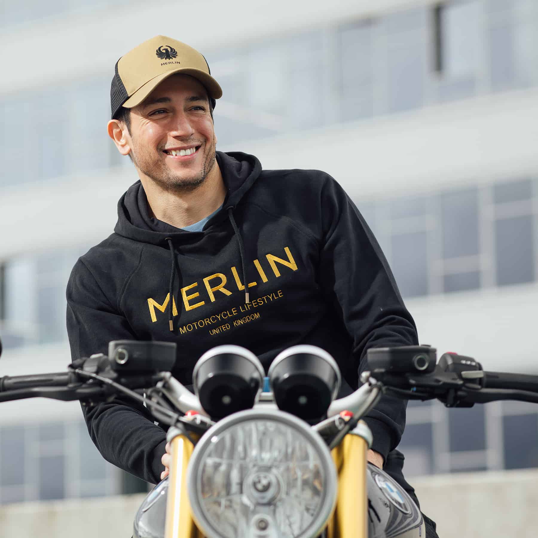 Merlin - Sycamore Pull Over Hoody Black1