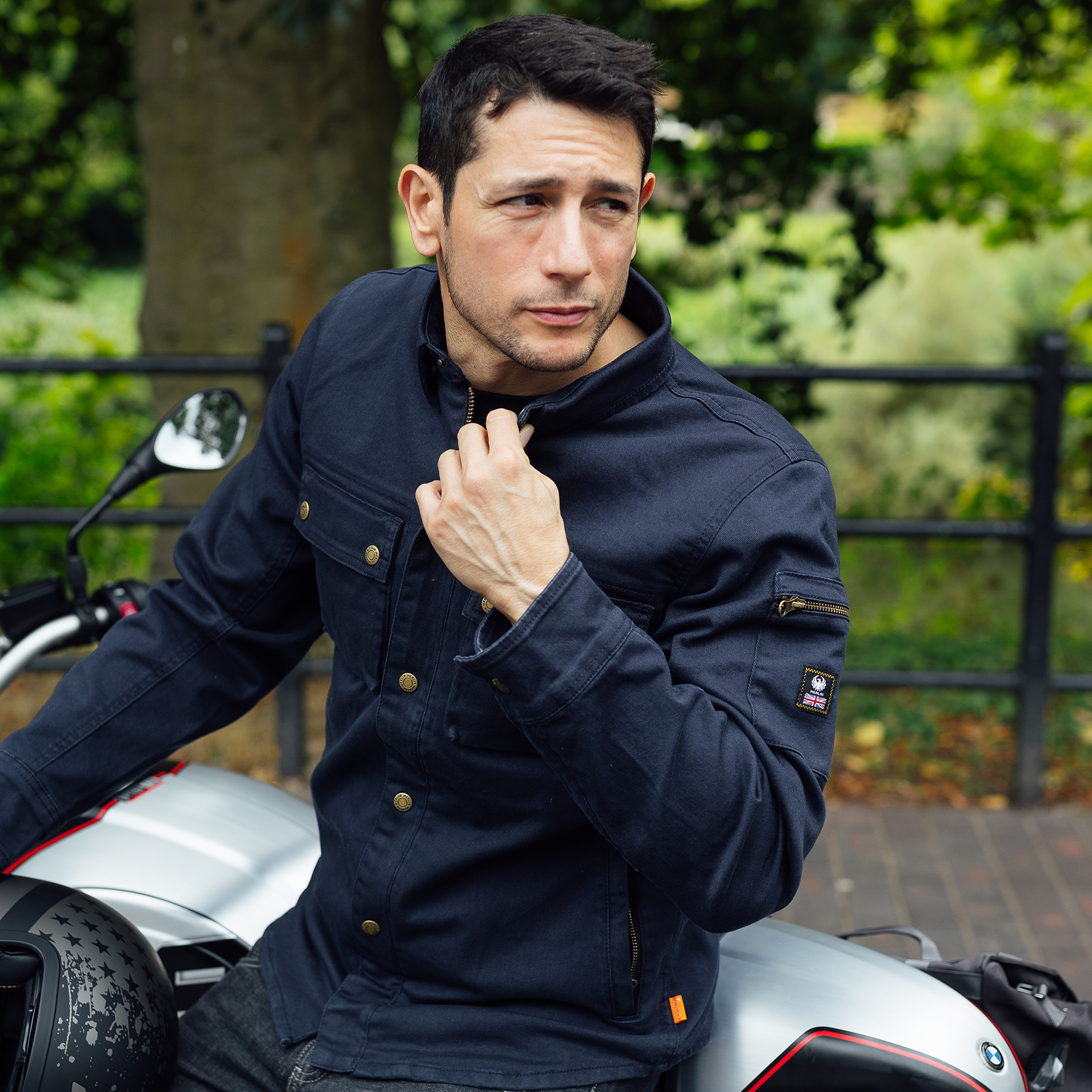 Merlin Brody shirt in navy