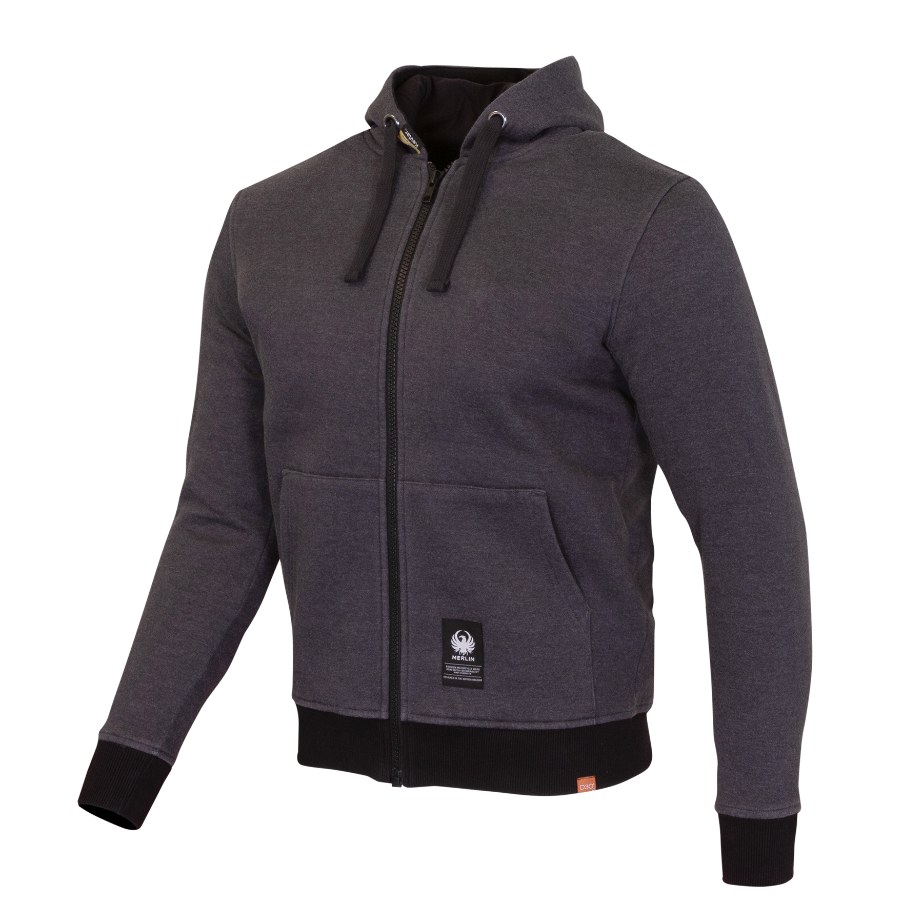 Cody Hoody Grey Side Merlin Cody Riding Hoody in grey