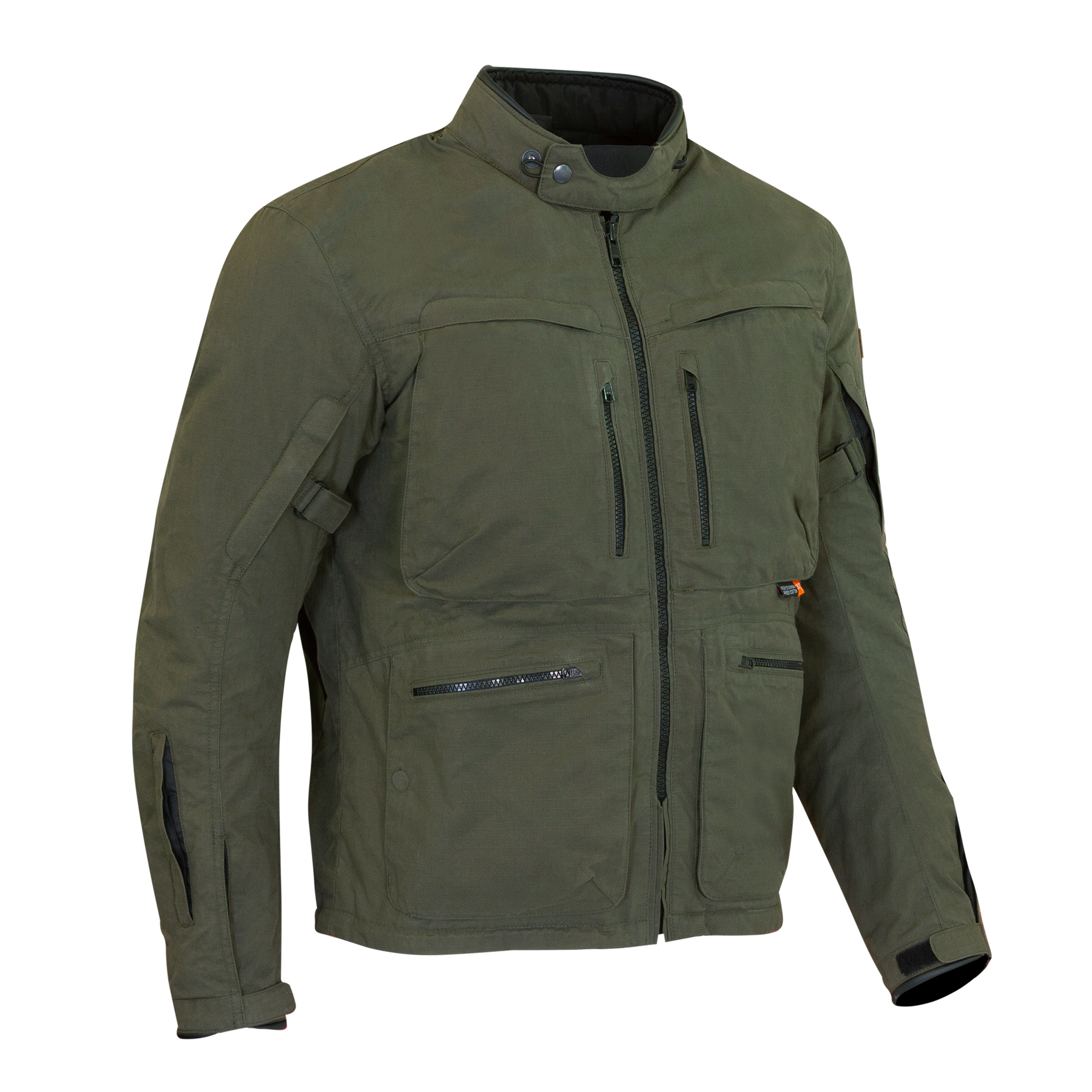 Merlin Drifter Explorer motorcycle jacket in olive