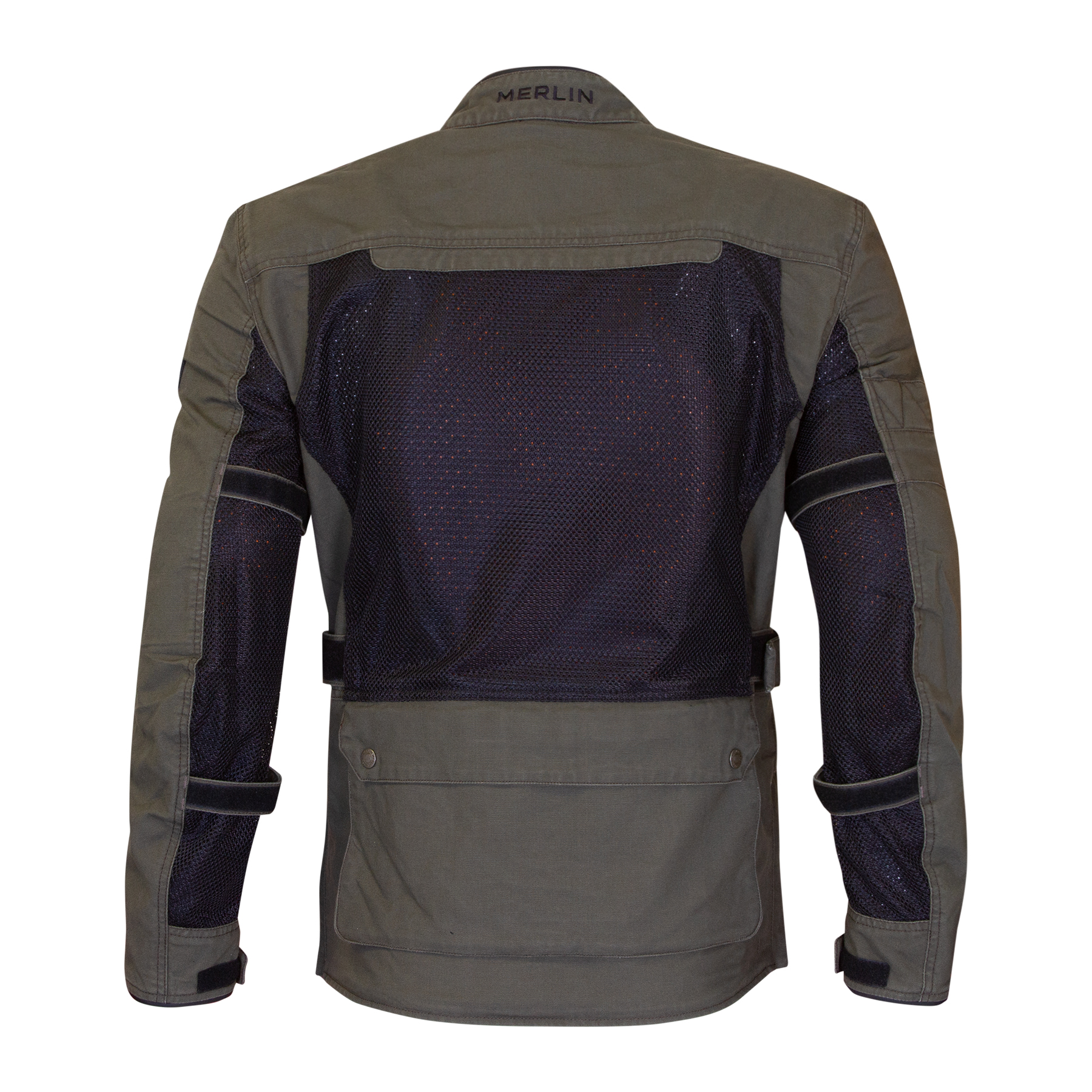 Merlin Mahala Raid D3O Explorer motorcycle jacket in black/olive