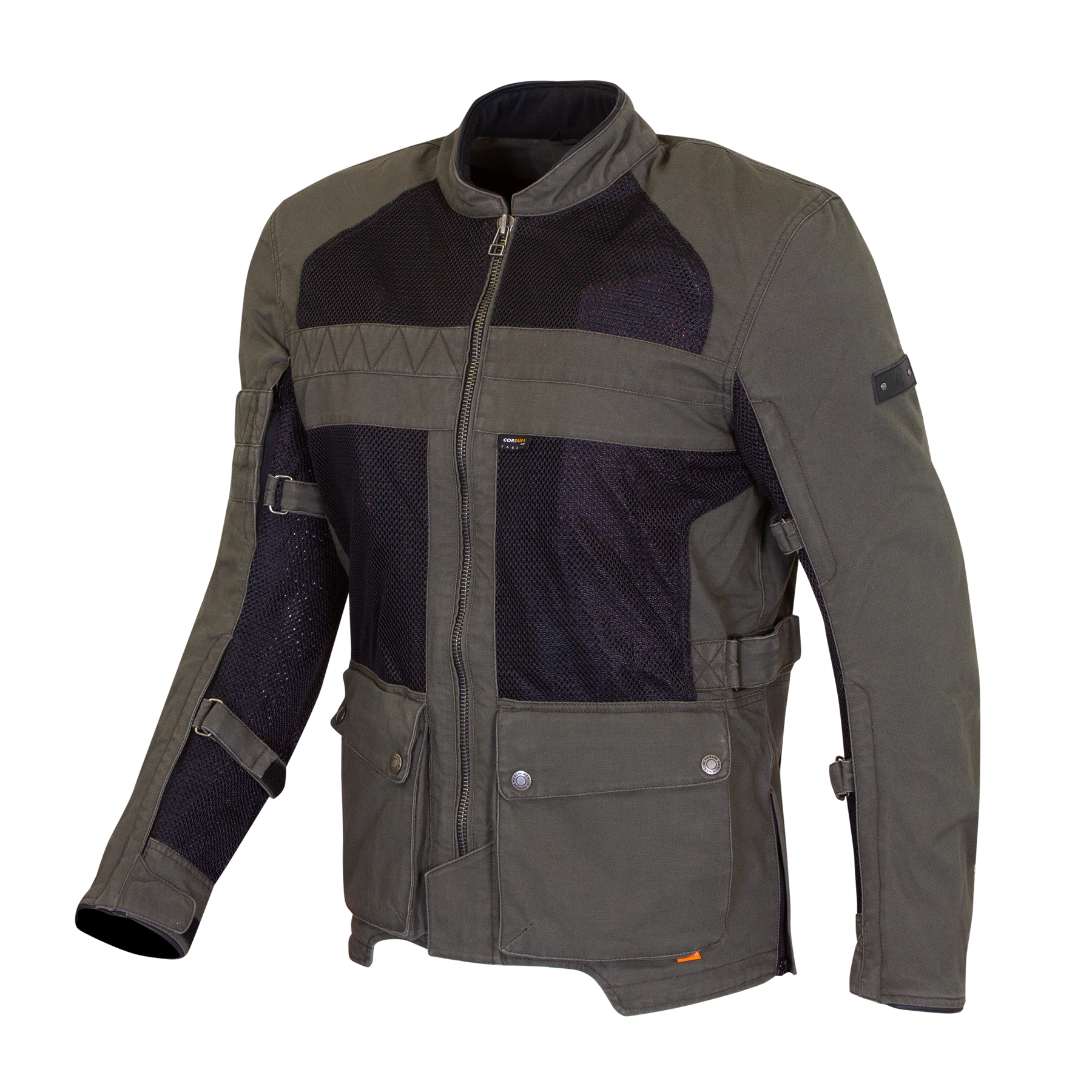 Merlin Mahala Raid D3O Explorer motorcycle jacket in black/olive