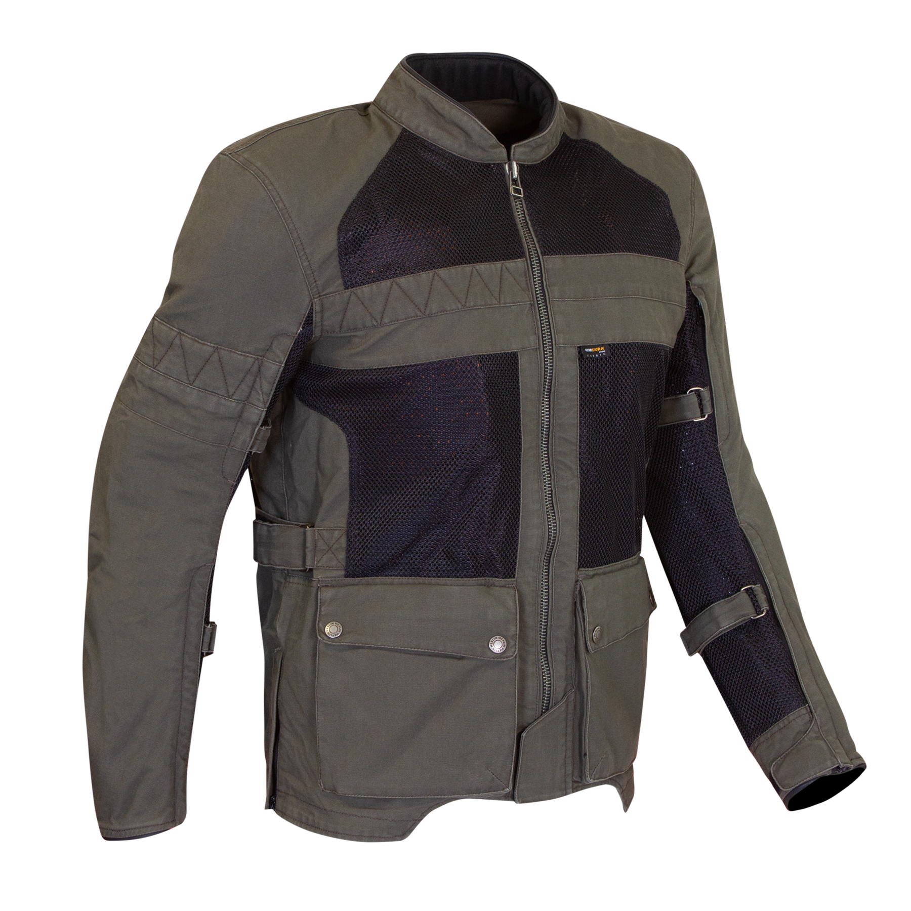 Merlin Mahala Raid D3O Explorer motorcycle jacket in black/olive