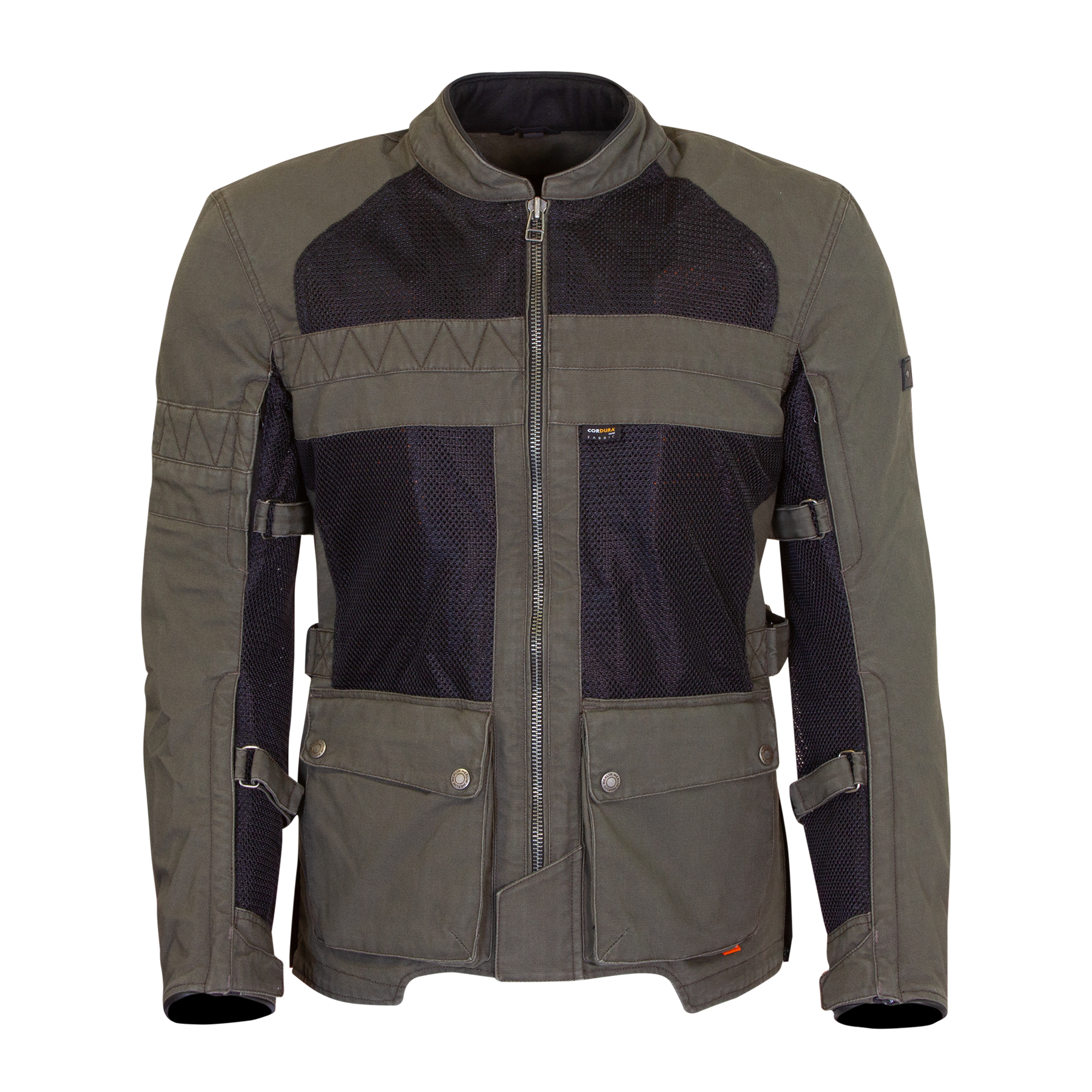 Merlin Mahala Raid D3O Explorer motorcycle jacket in black/olive