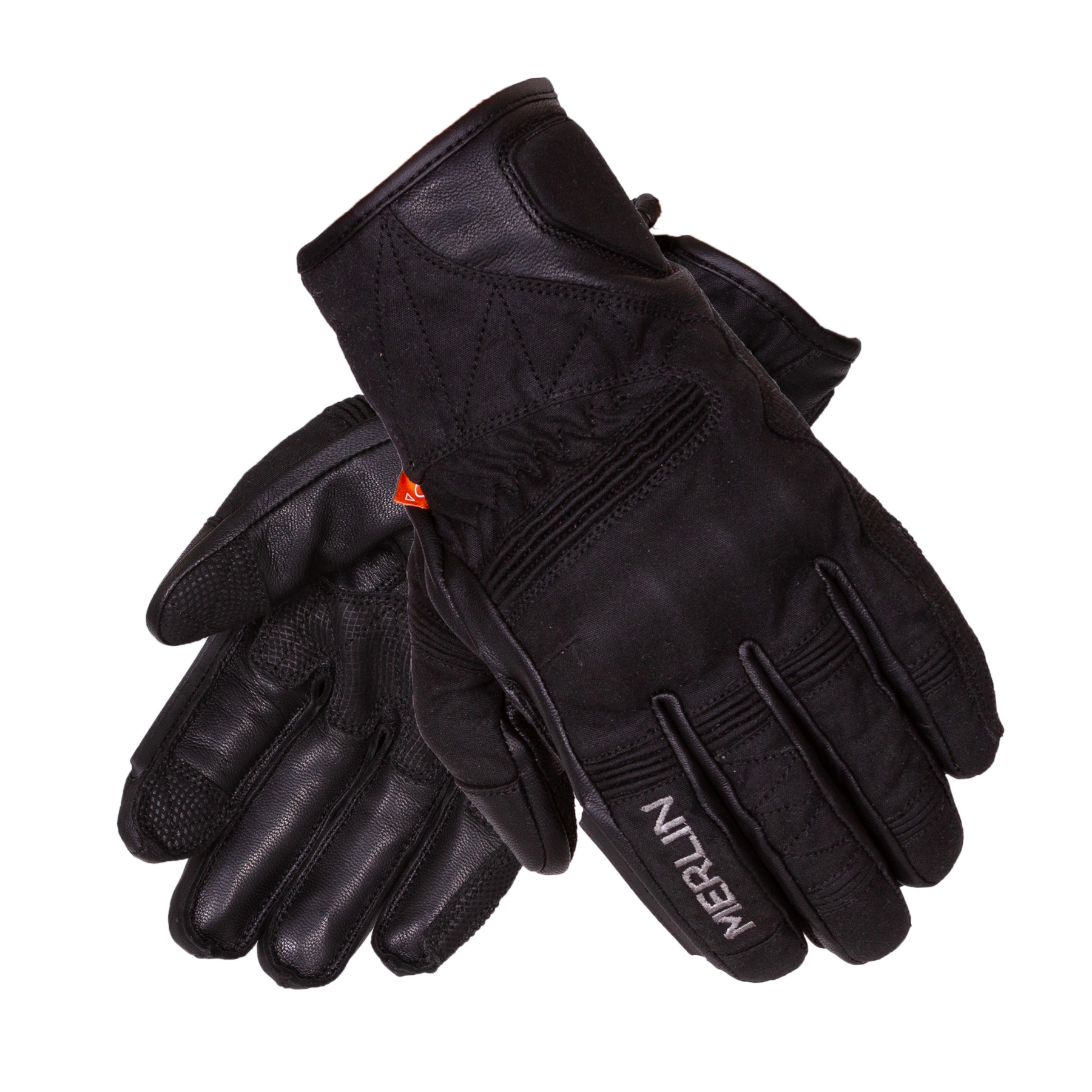 Merlin Mahala Waterproof Explorer motorcycle gloves in black