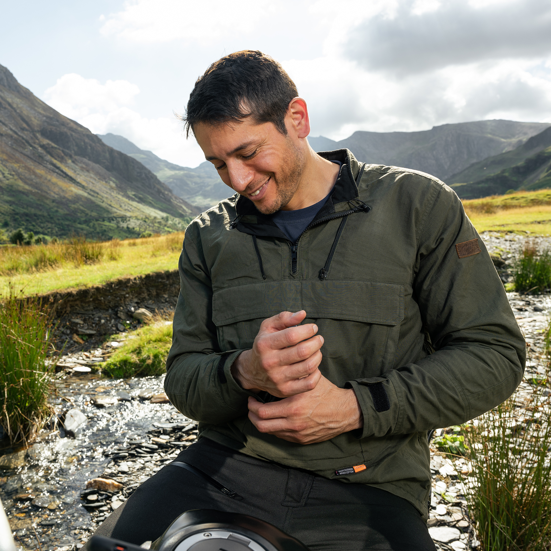 Merlin Explorer Smock jacket in green