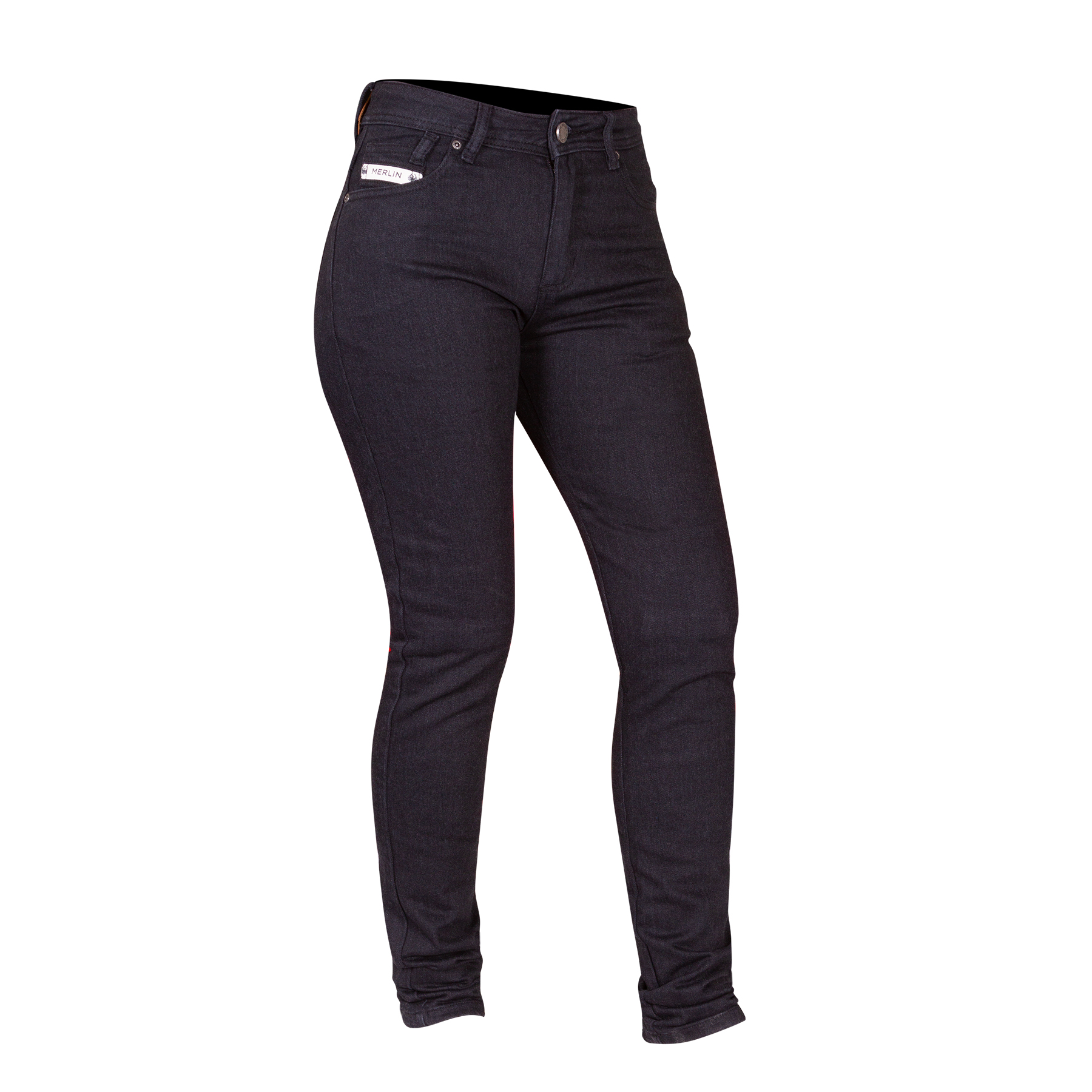 Zoey Single Layer Jean Black Side Merlin Zoey Ladies jeans in black