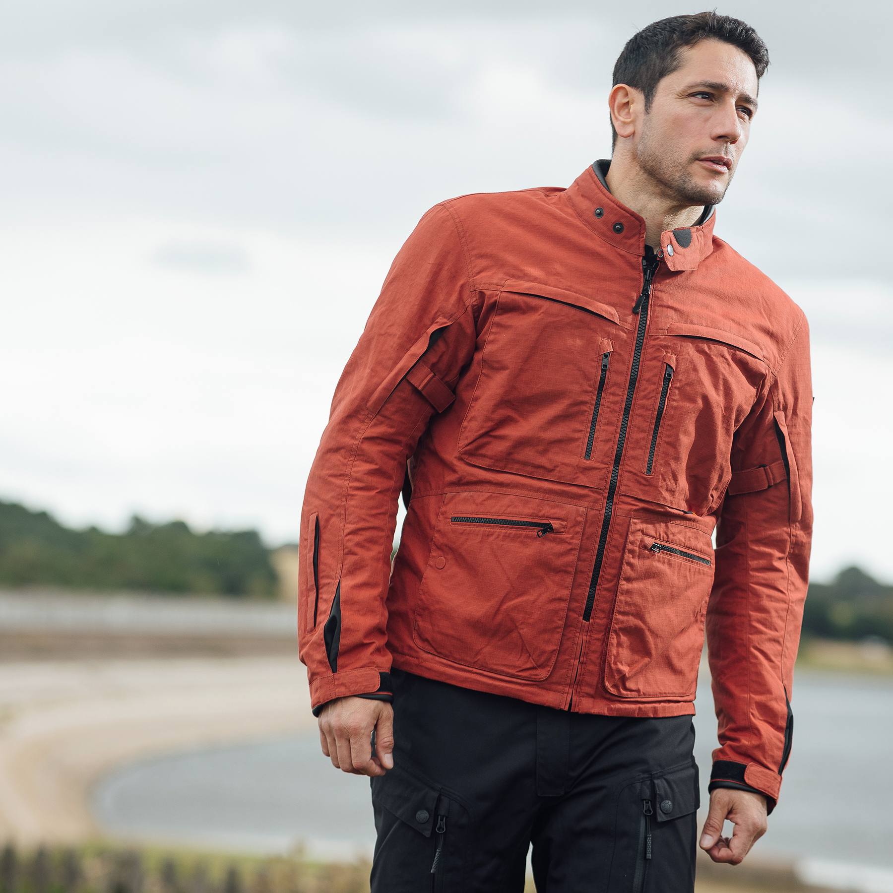 Merlin Drifter jacket in ochre
