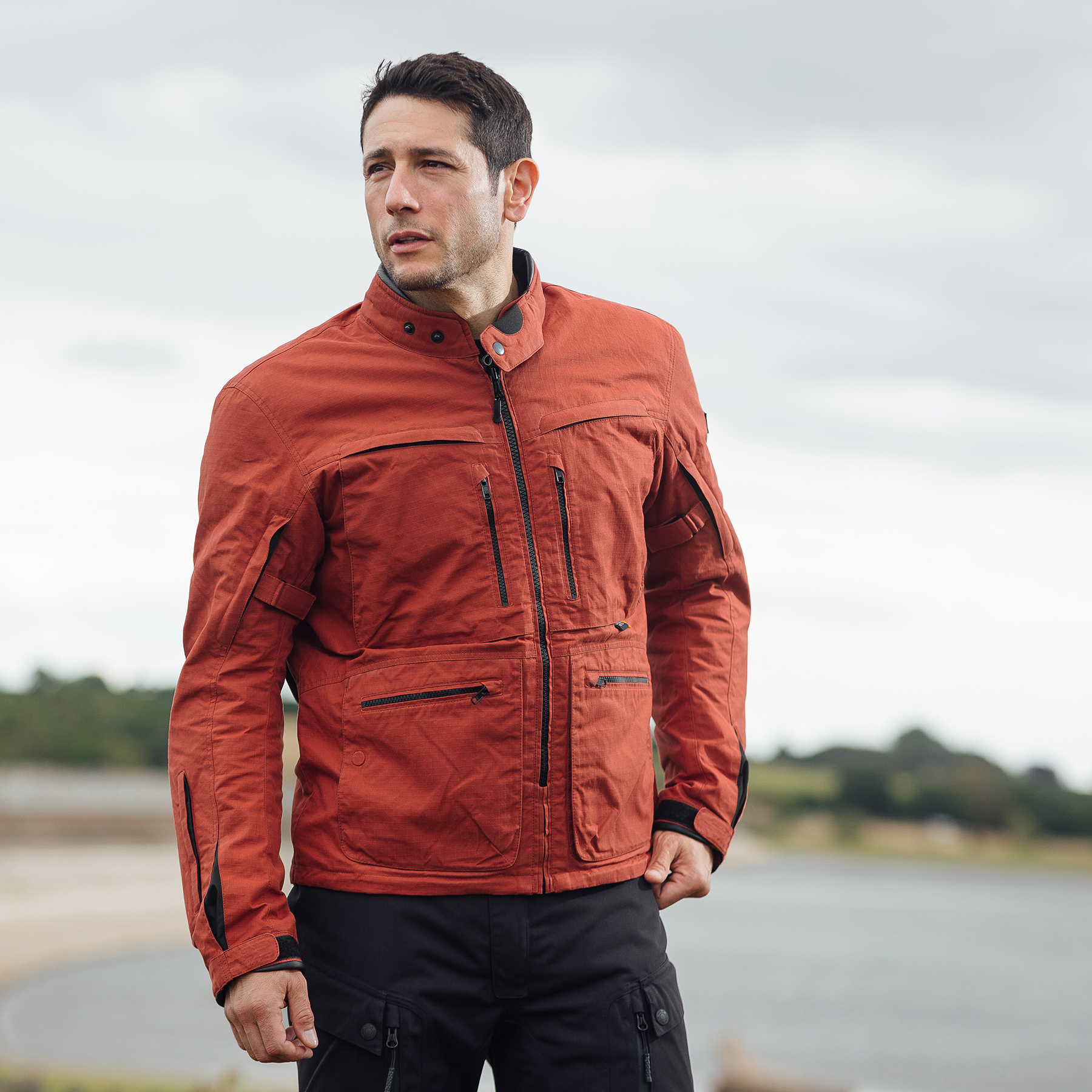 Merlin Drifter jacket in ochre