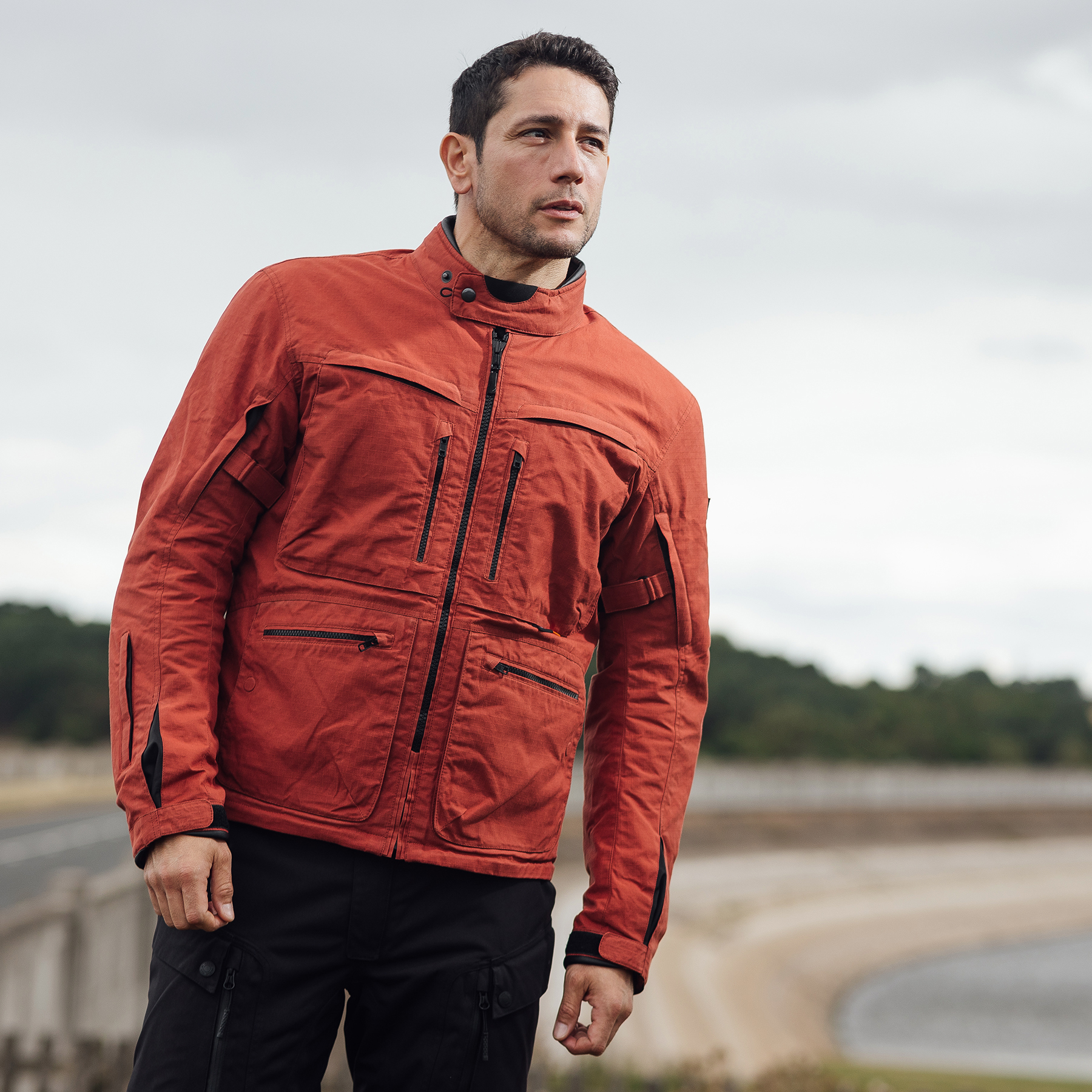 Merlin Drifter jacket in ochre