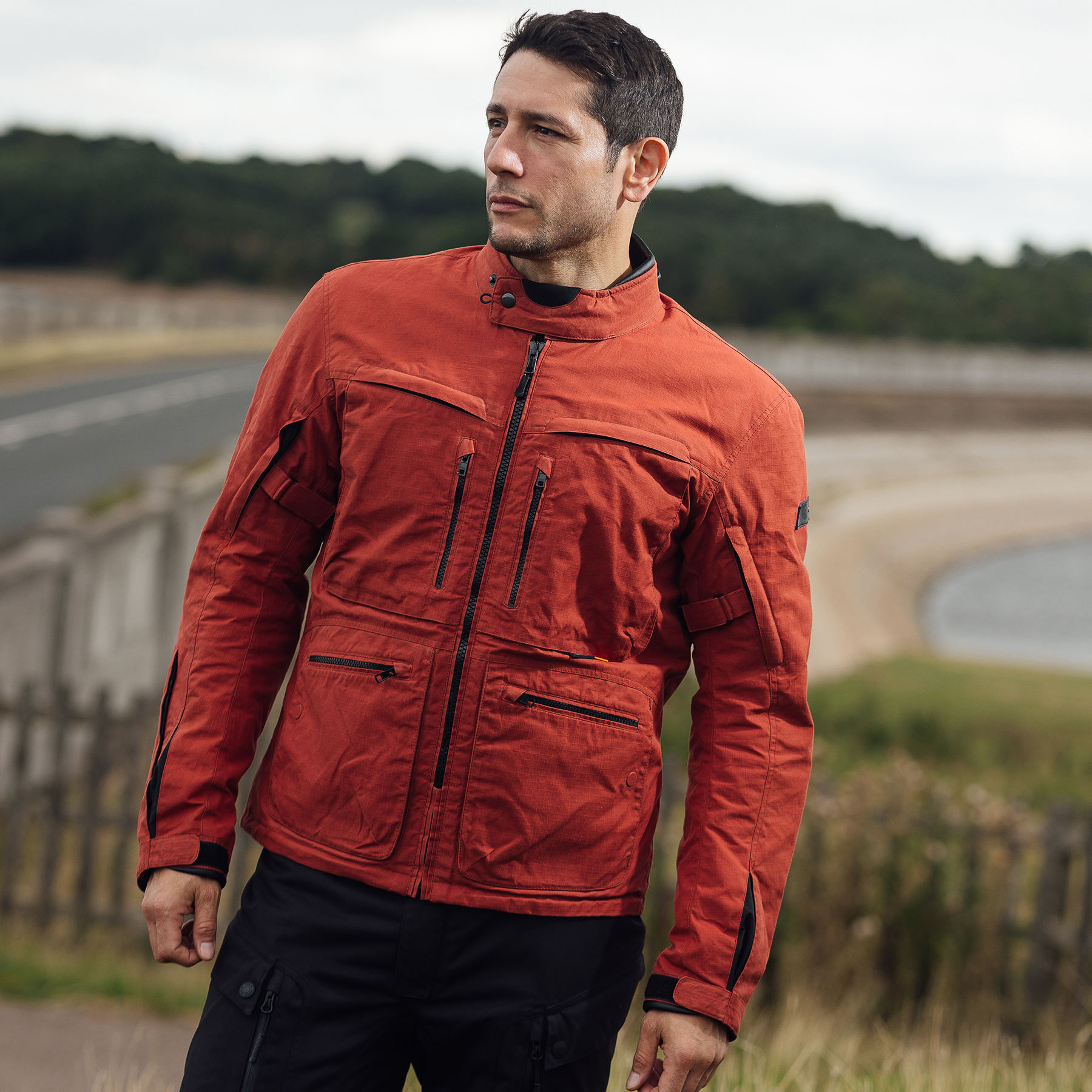 Merlin Drifter jacket in ochre