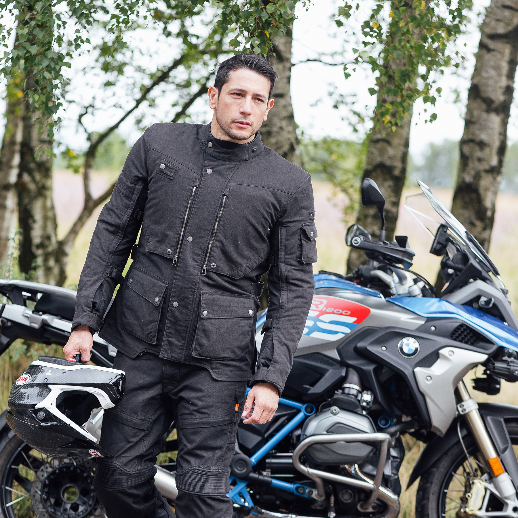 Lifestyle image of Merlin Mahala Pro jacket in black