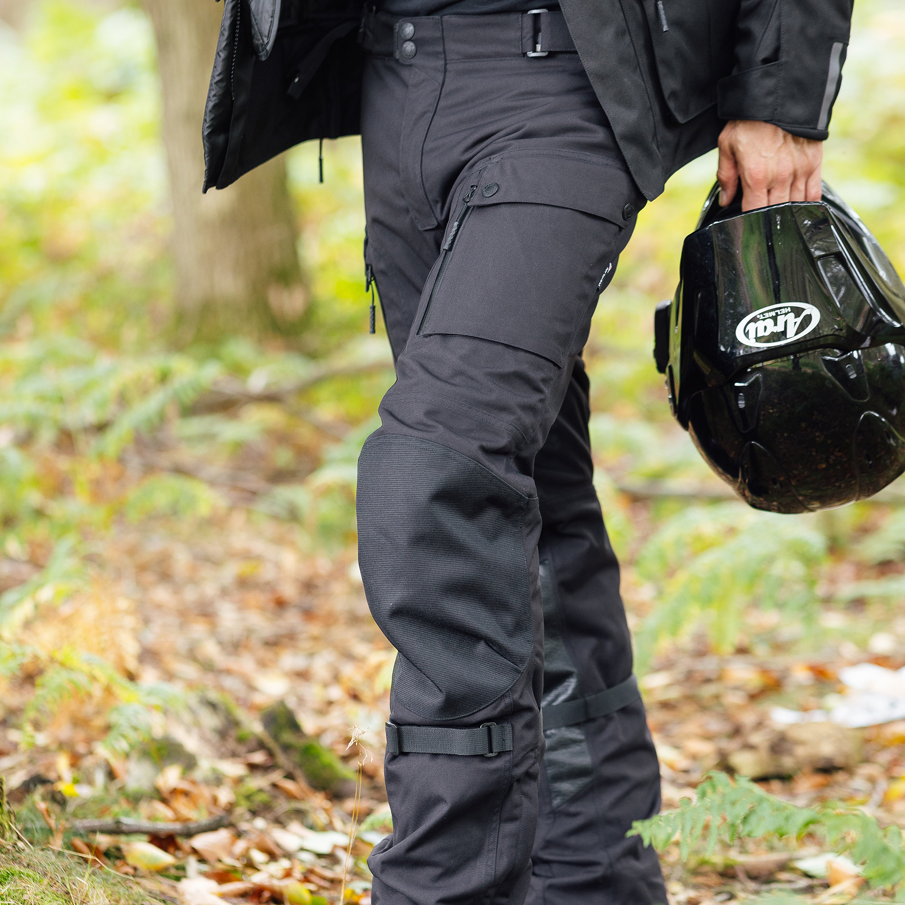 Merlin Condor Laminated Trouser in Black