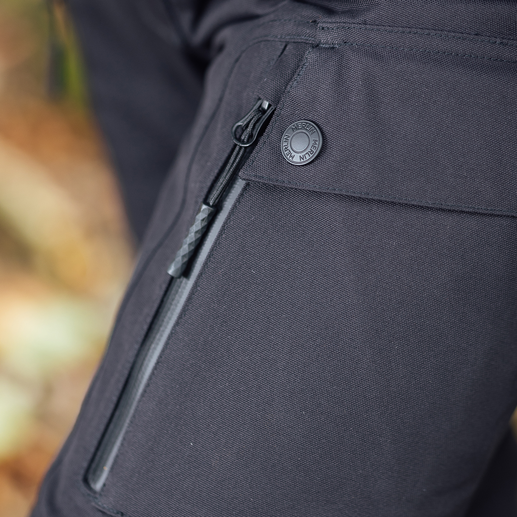 Merlin Condor Laminated Trouser in Black