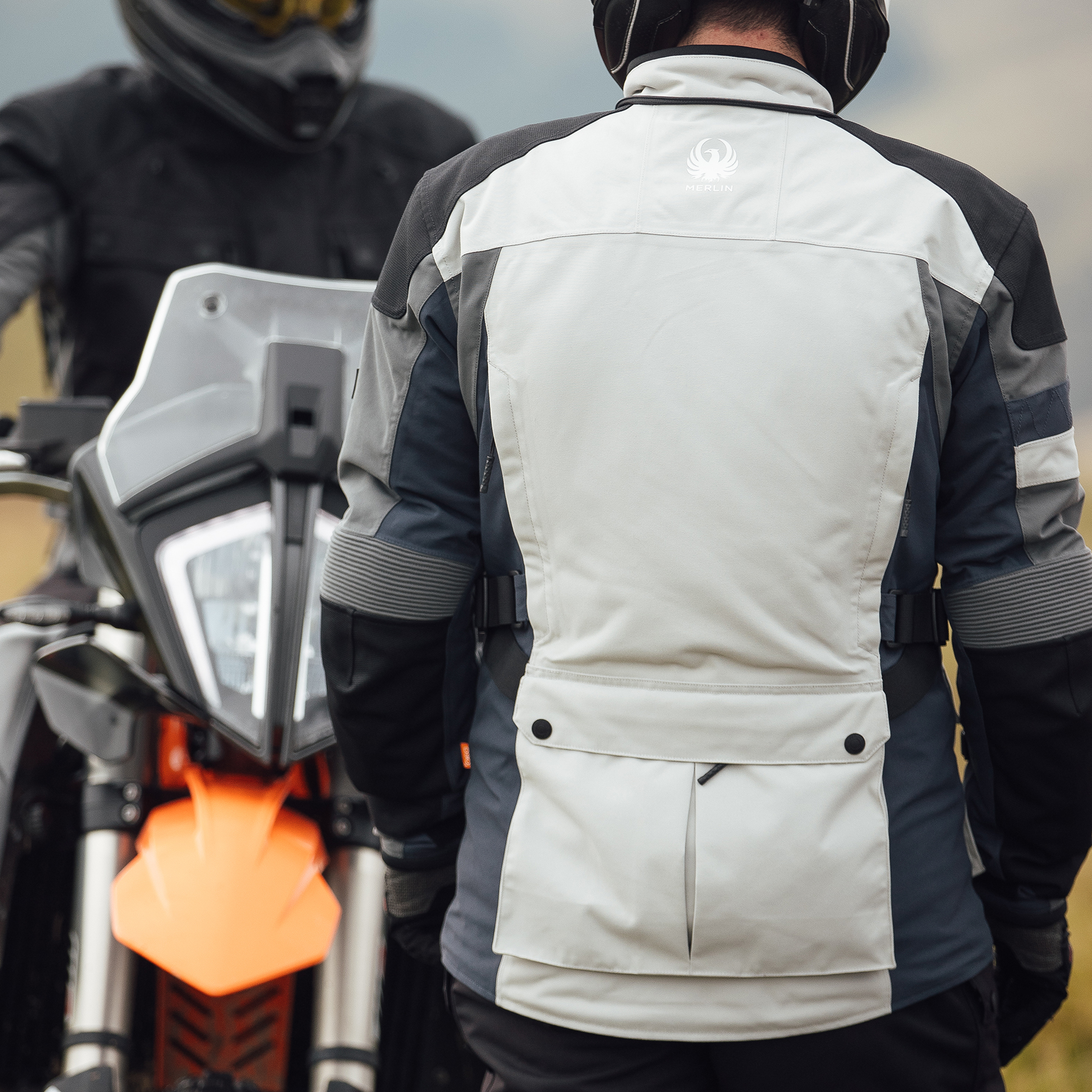 Merlin Solitude Motorcycle Jacket in Ice