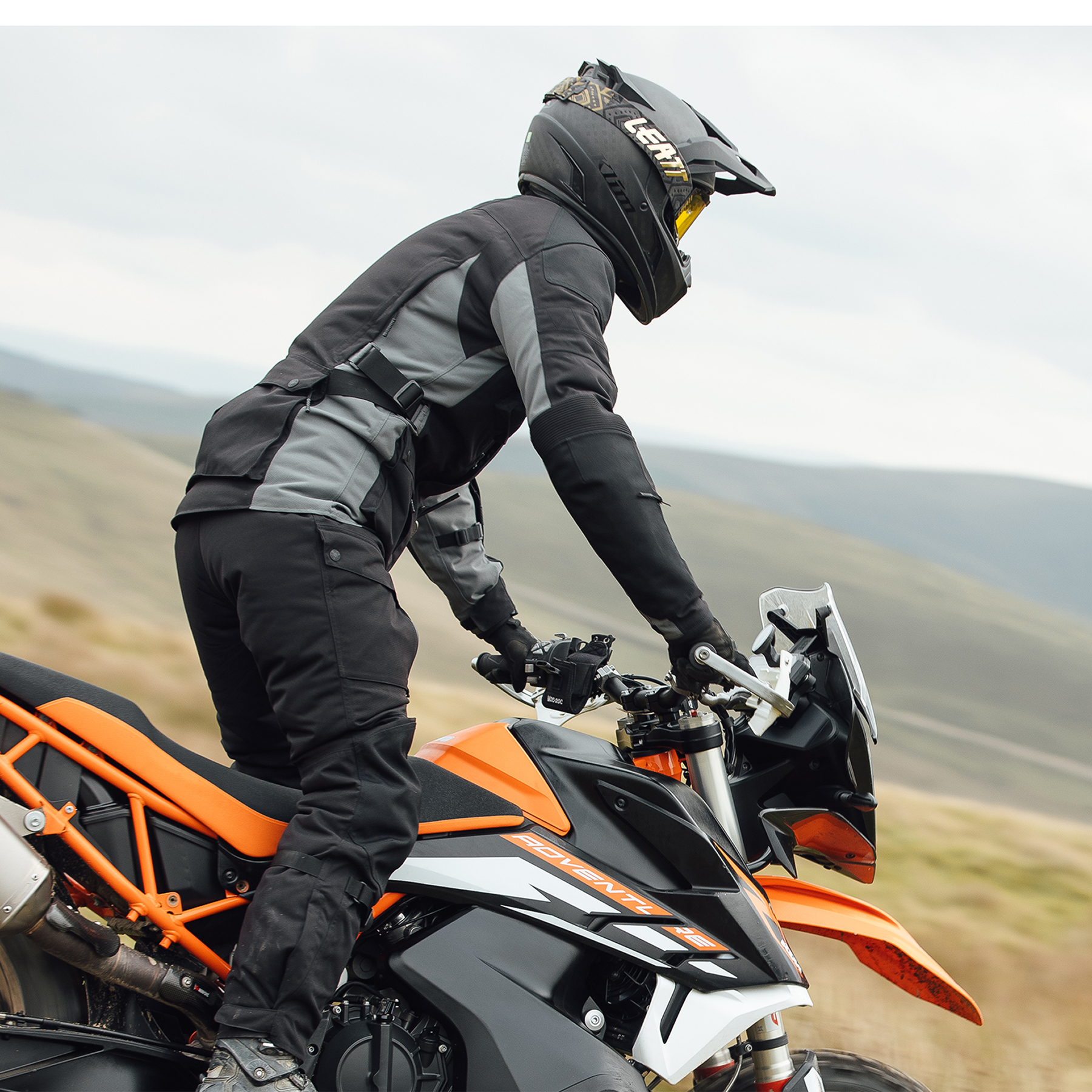 Merlin Solitude Motorcycle Jacket in Black/Grey