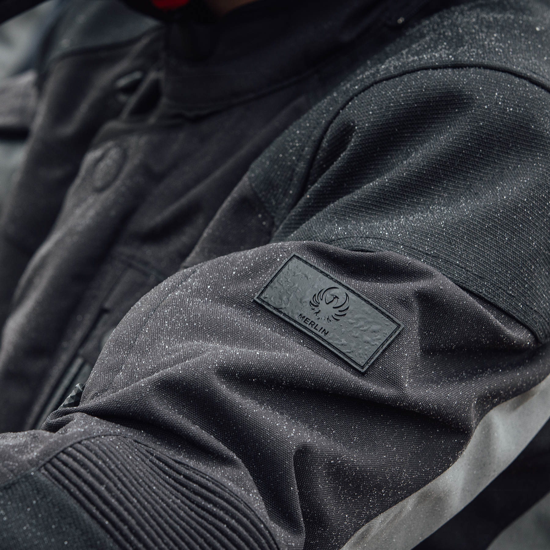 Merlin Solitude Motorcycle Jacket in Black/Grey