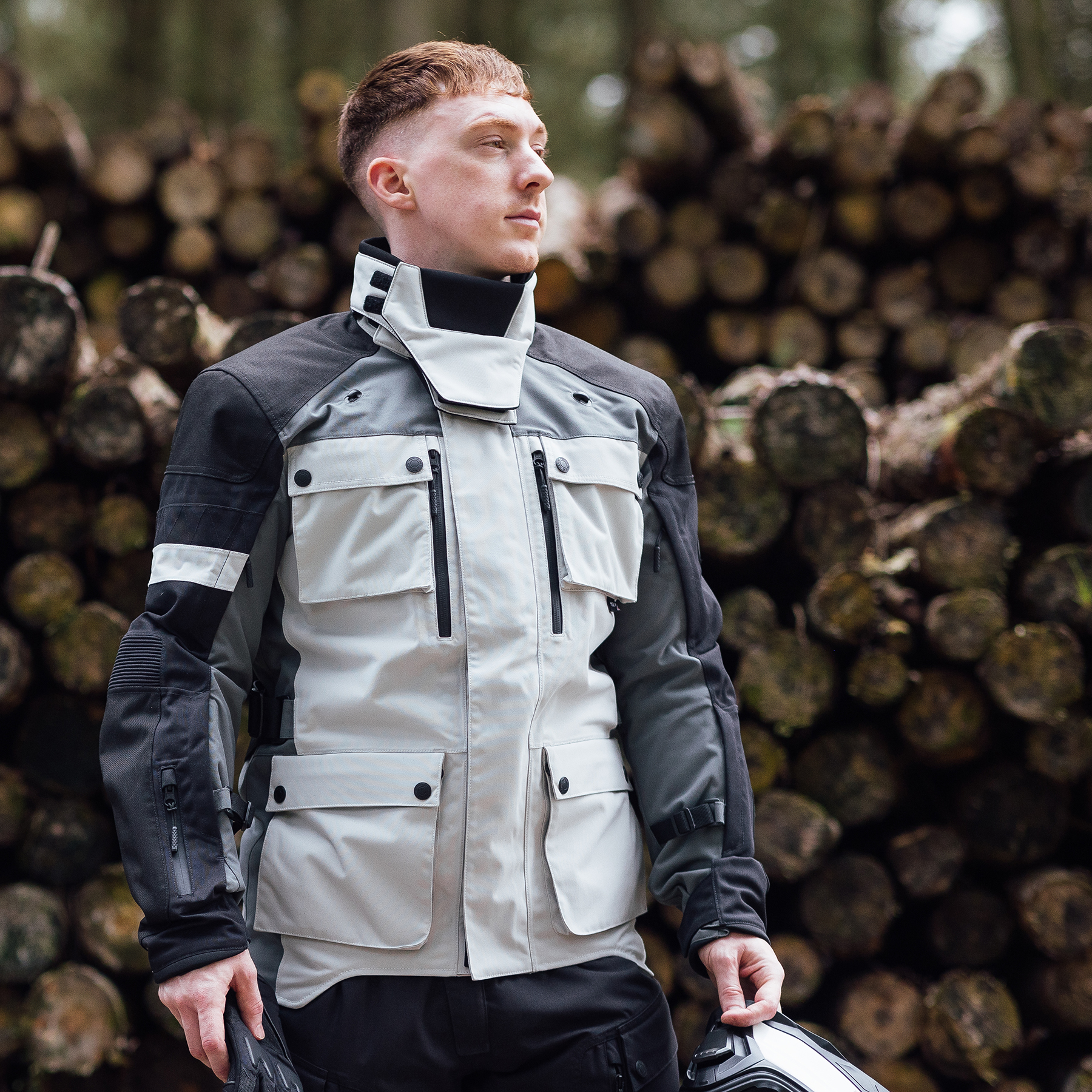 Merlin Solitude Motorcycle Jacket in Ice