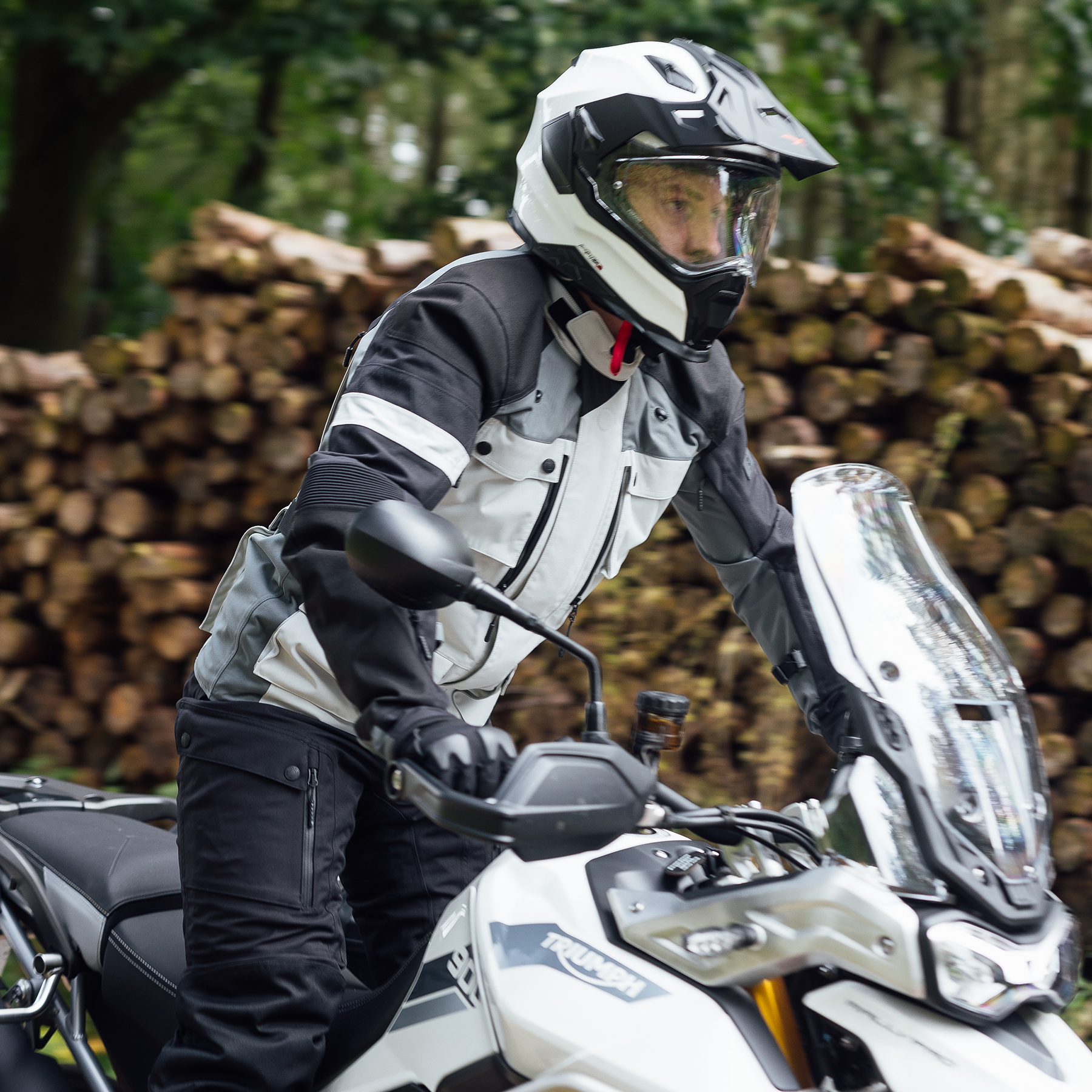 Merlin Solitude Motorcycle Jacket in Ice