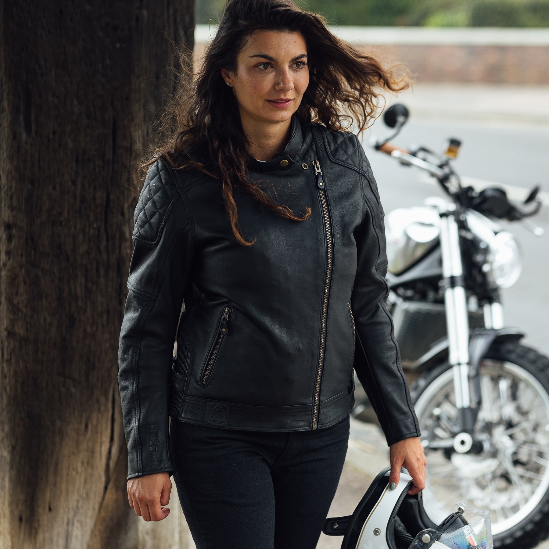 Merlin Bristol Ladies jacket in black