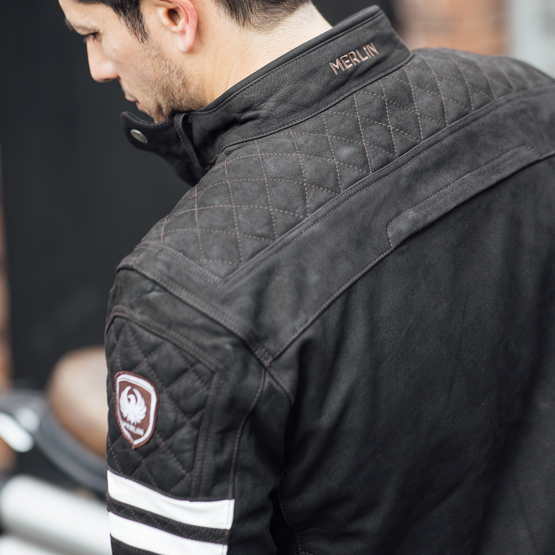 Merlin Hixon II jacket in brown