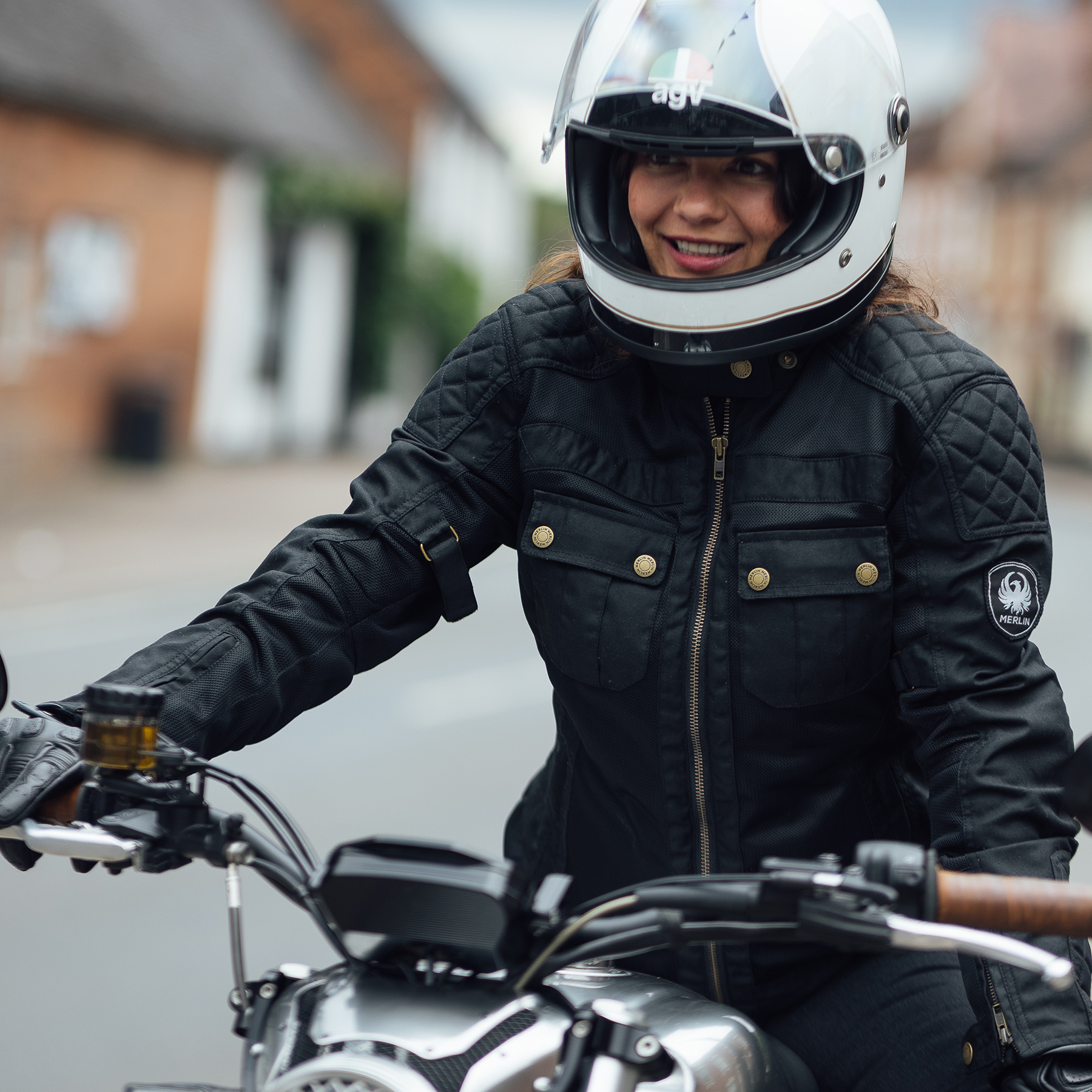 Merlin Shenstone Ladies jacket in black