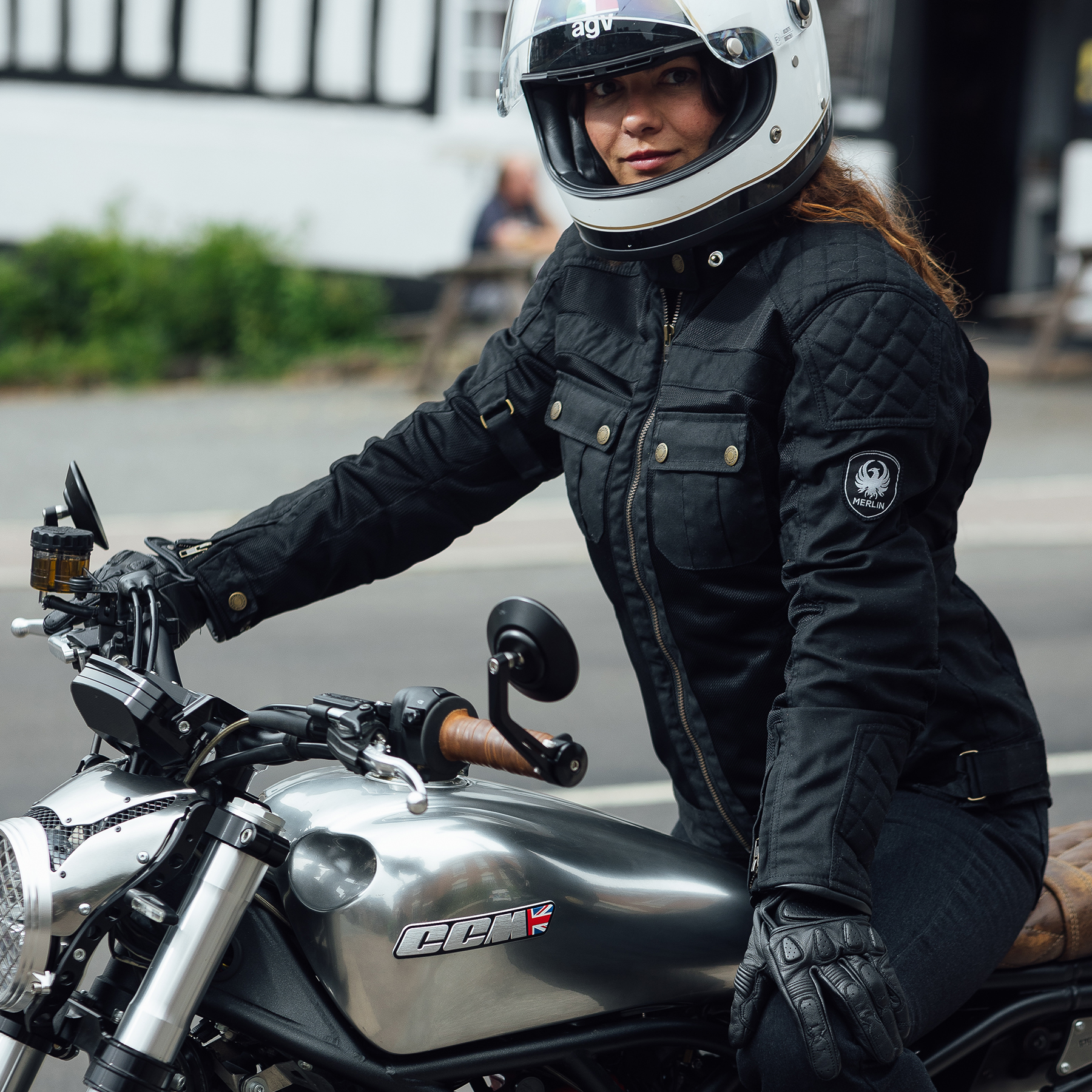 Merlin Shenstone Ladies jacket in black