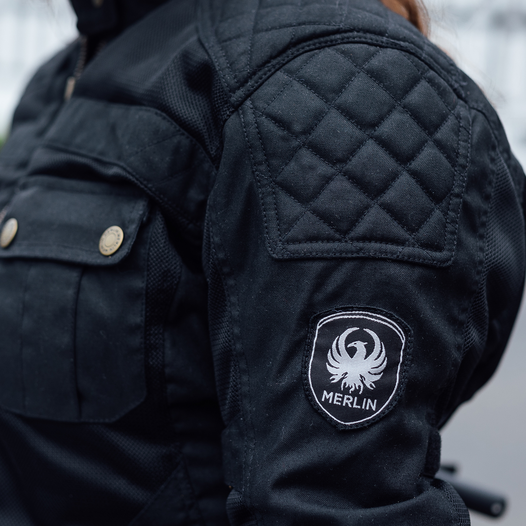 Merlin Shenstone Ladies jacket in black