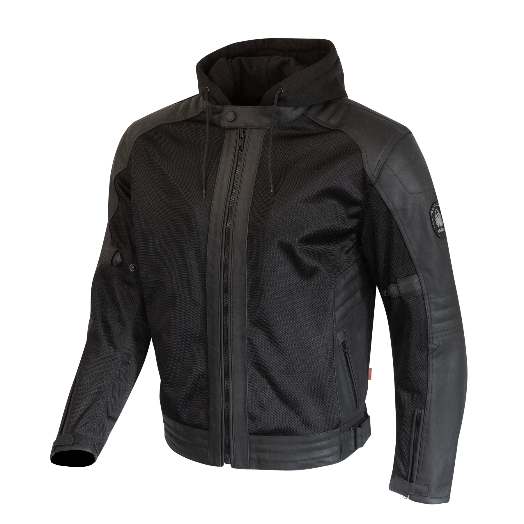 Rigger Mesh Jacket Front Merlin Rigger mesh jacket black