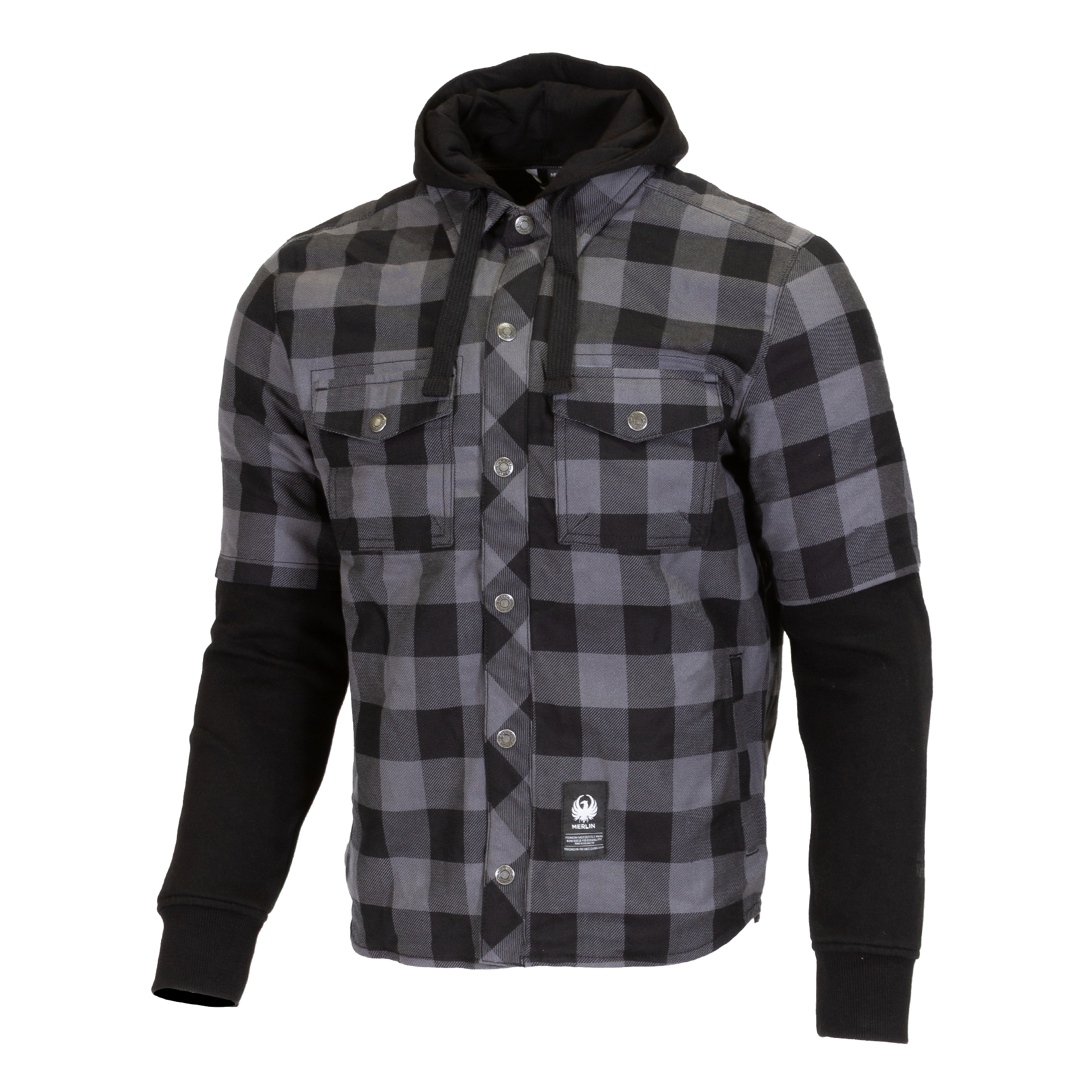 Deadwood Over Shirt Hoody Merlin Grey